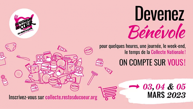 Les Restos du Coeur de Vendée recherche des bénévoles d'un jour .Rejoignez-nous!!!